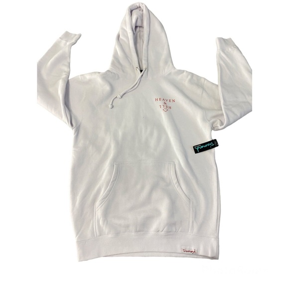 Diamond Supply Co Heaven and Hell Hoodie S L All New OG 2 Blk/ wht/ gold sweater - Picture 8 of 13